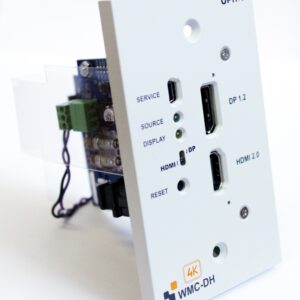 4K DP/HDMI to HDMI Wall Plate Converter (WMC-DH)