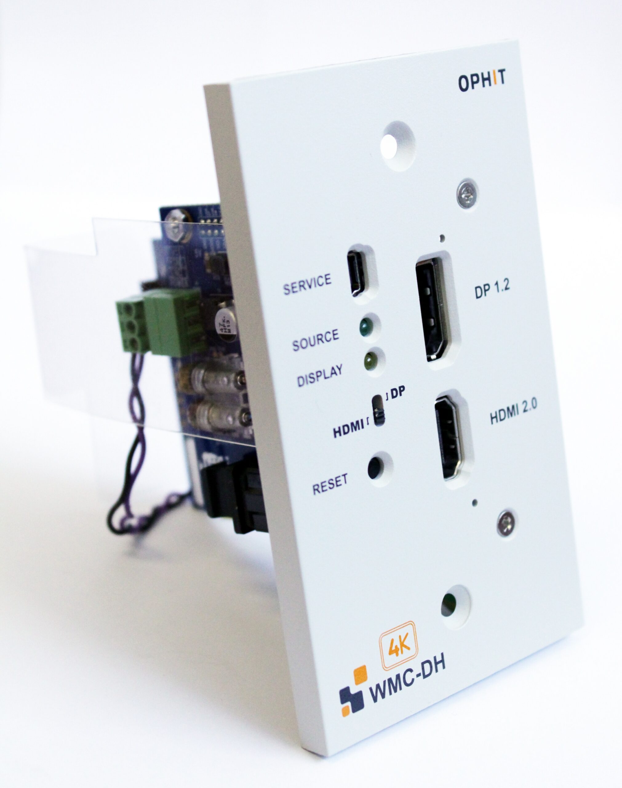 4K DP/HDMI to HDMI Wall Plate Converter (WMC-DH)