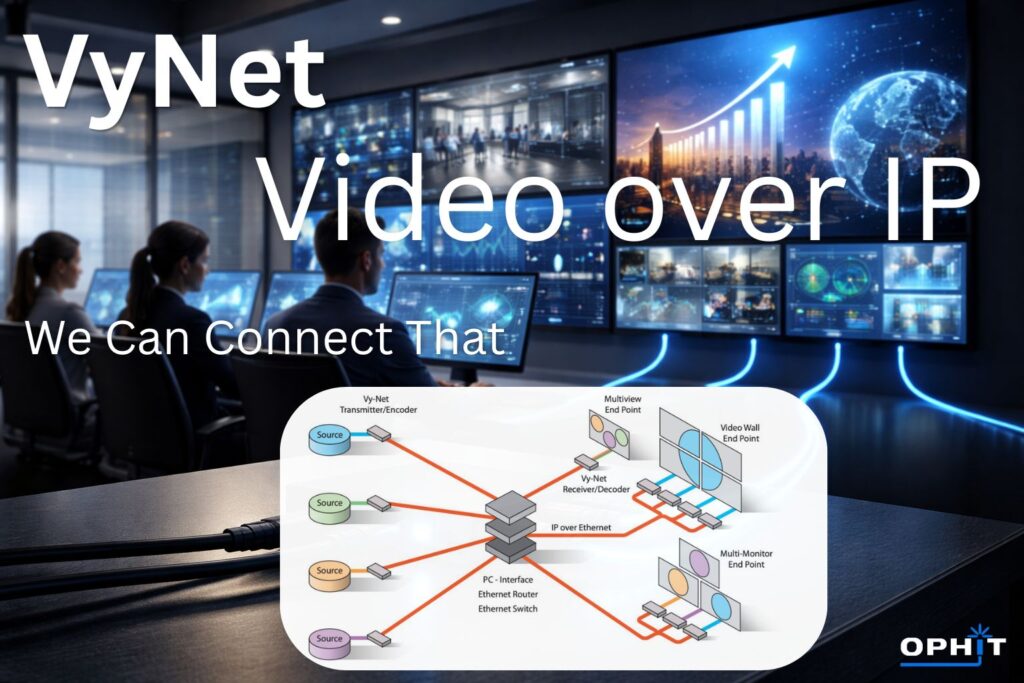 Ophit VyNet 3 advanced AV over IP control system with simplified GUI and interactive online demo preview